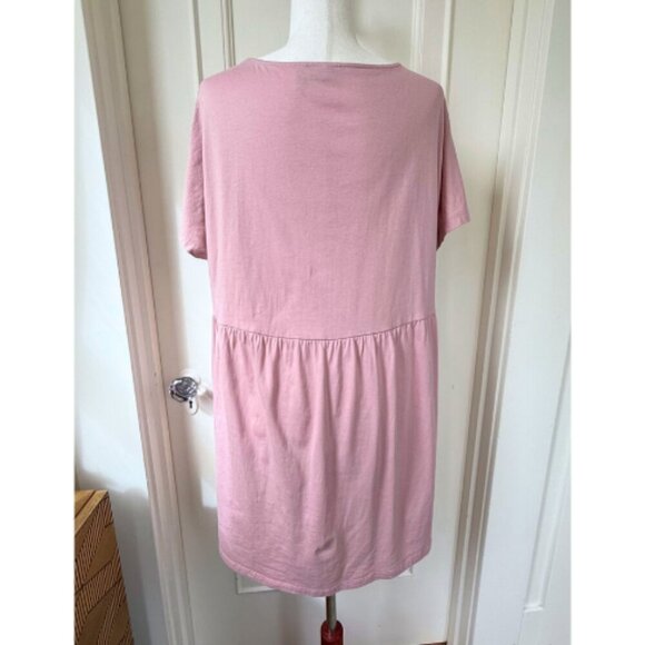 ASOS Pink Button Through Mini Smock Dress with Pockets Size 6 - Picture 6 of 12